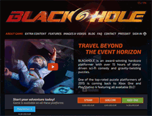 Tablet Screenshot of blackhole-game.com
